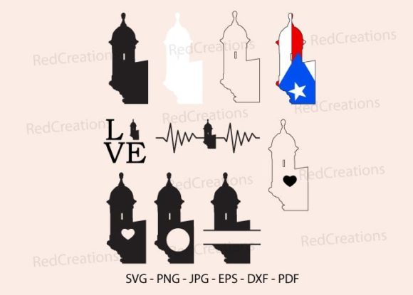 Download El Morro Puerto Rico Bundle Svg, Frame - Bundle Collection