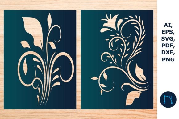 Download Floral Greeting Card Cutting SVG Bundle - Bundle Collection