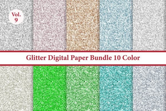 Download Glitter Textures Bundle 10 Color Vol.9 - Bundle Collection