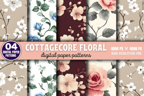 Download Cottagecore Floral Pattern - Floral Collection