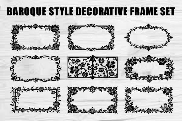 Download Vintage Floral Antique Frame Collection - Floral Collection