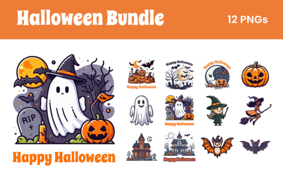 Download Halloween Illustration Bundle - Bundle Collection