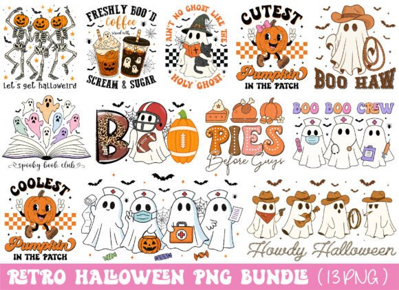 Download Retro Halloween PNG Bundle, Spooky PNGs - Bundle Collection