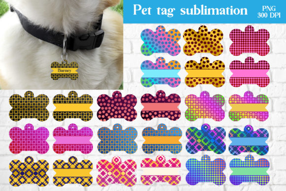 Download Pet Tag Sublimation Design Bundle - Bundle Collection