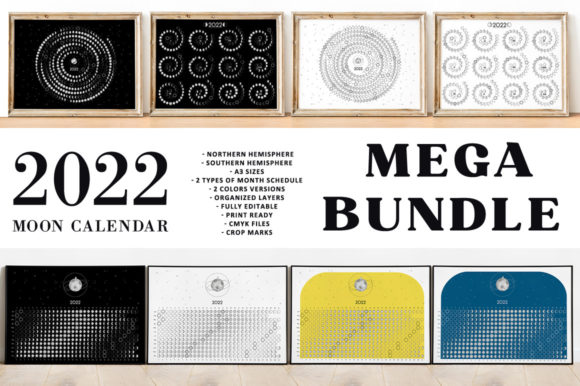 Download Moon Calendar 2022 Mega Bundle - Bundle Collection
