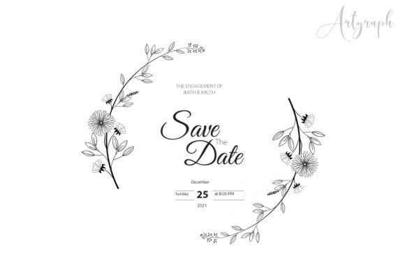Download Botanical Floral Frame Vector SVG - Floral Collection