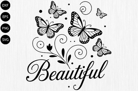 Download Butterfly with Floral SVG,Butterfly SVG - Floral Collection