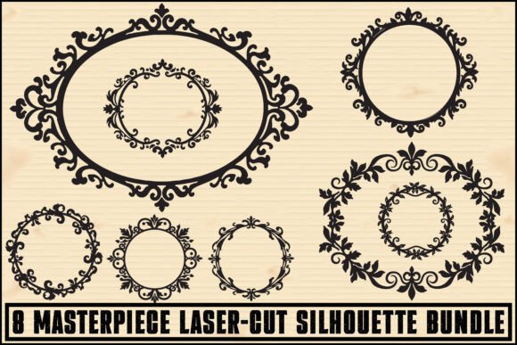 Download Elegant Laser Cut Frame Bundle - Bundle Collection