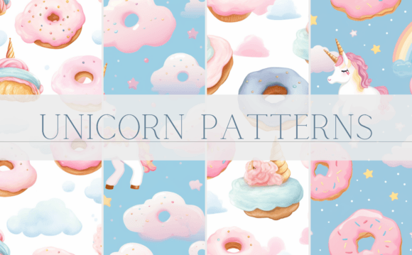 Download Unicorn Seamless Pattern - Unicorn Collection