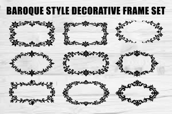 Download Vintage Floral Antique Frame Collection - Floral Collection