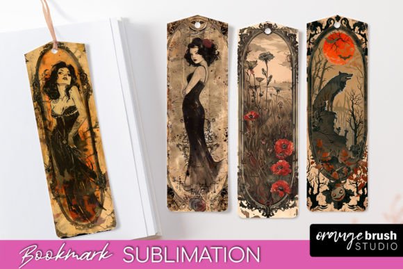 Download Vintage Halloween Scrapbook Bookmark PNG - Halloween scrapbook Collection