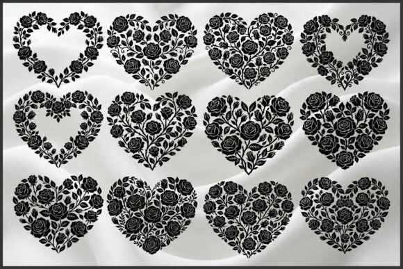 Download Rose Floral Heart Valentine Rose - Floral Collection