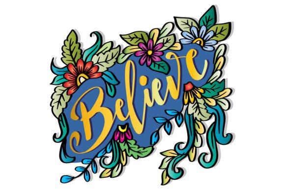 Download Believe with Floral Decoration. - Floral Collection