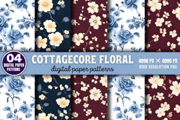 Download Cottagecore Floral Pattern - Floral Collection