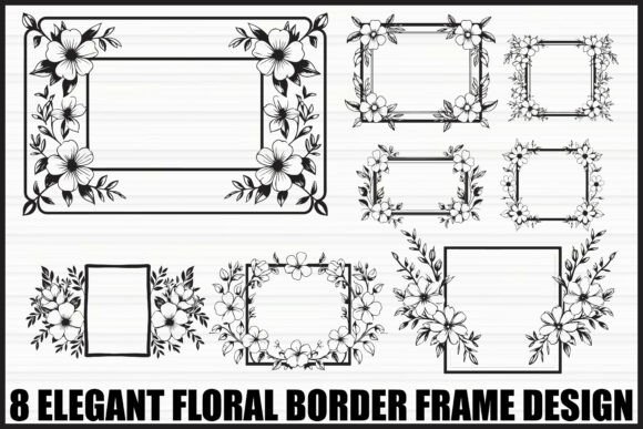 Download Elegant Floral Frame Bundle - Bundle Collection