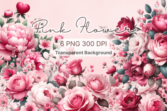 Download Pink Floral, Watercolor Flower Clipart - Floral Collection