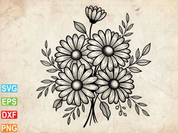 Download Daisy Floral Svg, Daisy Svg Cricut - Floral Collection
