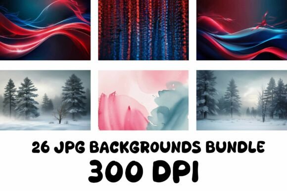 Download Trendy Background Digital Paper Bundle - Bundle Collection