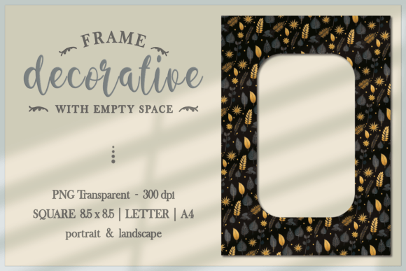 Download Floral FRAME PNG - Decorative Frame - Floral Collection
