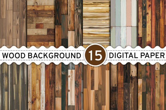 Download Wood Background Digital Paper Bundle - Bundle Collection