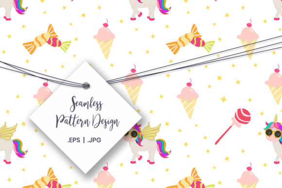 Download Unicorn Seamless Pattern for Kids - Unicorn Collection