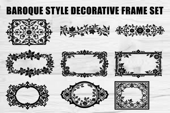 Download Vintage Floral Antique Frame Collection - Floral Collection