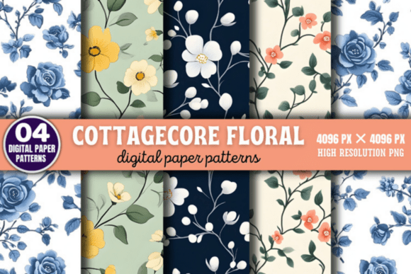 Download Cottagecore Floral Pattern - Floral Collection