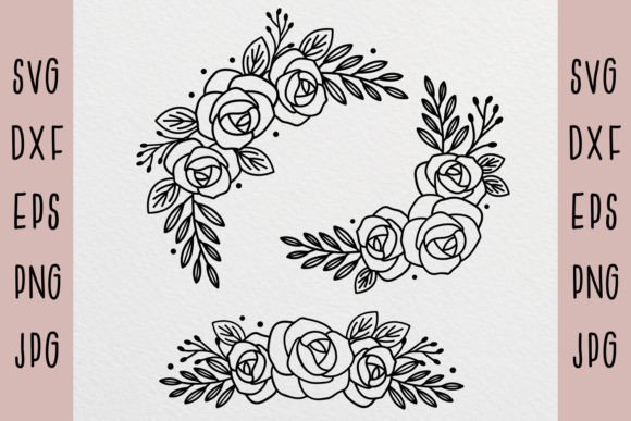 Download Flower Border, Floral Decoration, Roses - Floral Collection