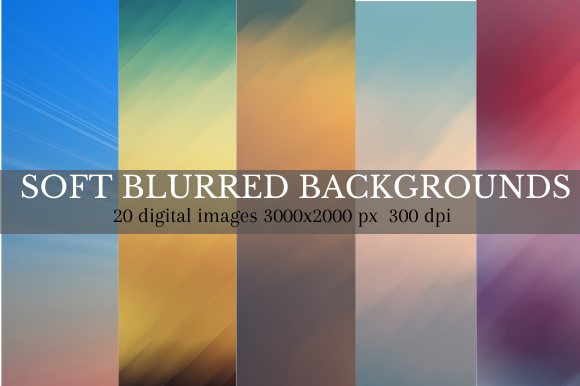 Download Blurred Background, Digital Paper Bundle - Bundle Collection