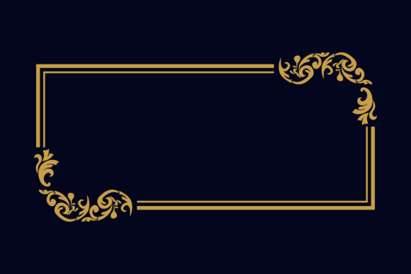 Download Vintage Pattern Border Floral Decoration - Floral Collection