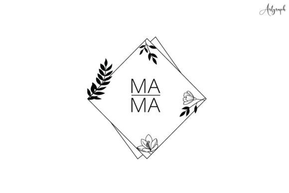 Download Mama Floral Frame Vector - Floral Collection
