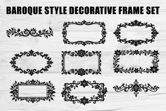 Download Vintage Floral Antique Frame Collection - Floral Collection
