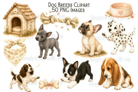 Download Dog Breeds Clipart Bundle - Bundle Collection