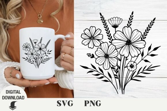 Download Flowers Svg, Wildflowers, Floral Svg - Floral Collection