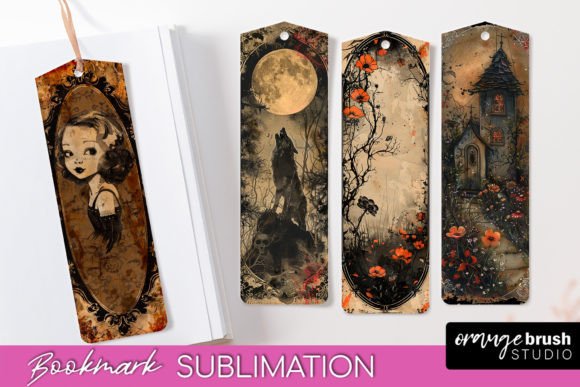 Download Vintage Halloween Scrapbook Bookmark PNG - Halloween scrapbook Collection