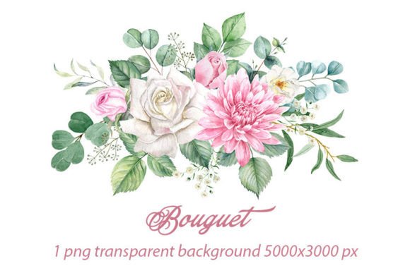Download Watercolor Flowers, Floral Border, PNG - Floral Collection