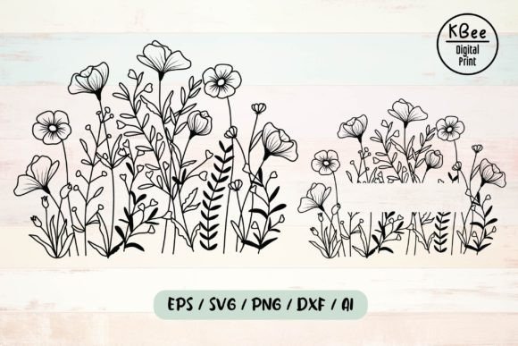 Download Flower Svg, Floral Svg, Wildflower Svg. - Floral Collection