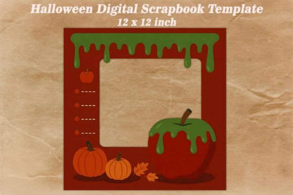 Download Halloween Digital Scrapbook Template - Premium Resources
