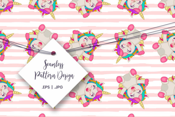 Download Unicorn Seamless Pattern Graphic - Unicorn Collection
