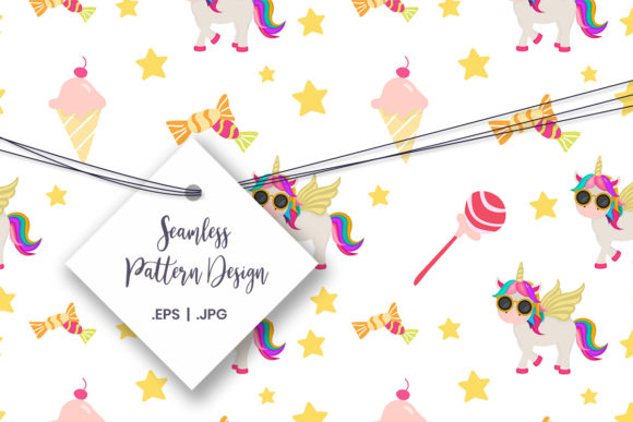 Download Unicorn Seamless Pattern Design - Unicorn Collection
