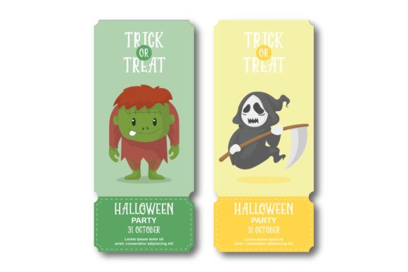 Download Halloween Invitation Green Yellow Vector - Halloween invitation Collection