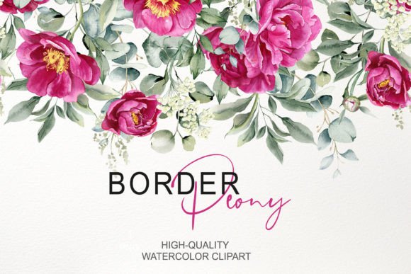 Download Floral Border PNG. Pink Flowers Clipart - Floral Collection