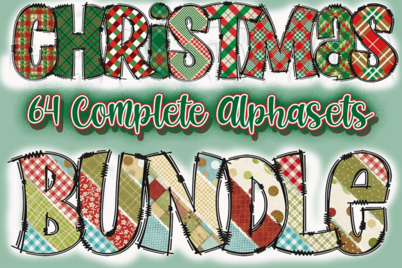 Download Christmas Sublimation Lettering Bundle 1 - Bundle Collection