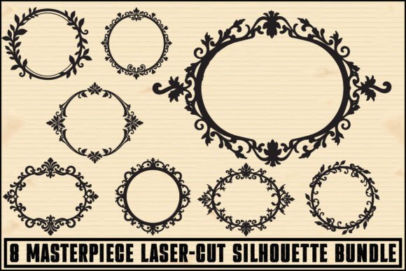 Download Elegant Laser Cut Frame Bundle - Bundle Collection