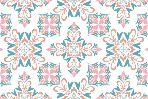 Download Ethnic Floral Chintz Fabric Pattern - Floral Collection