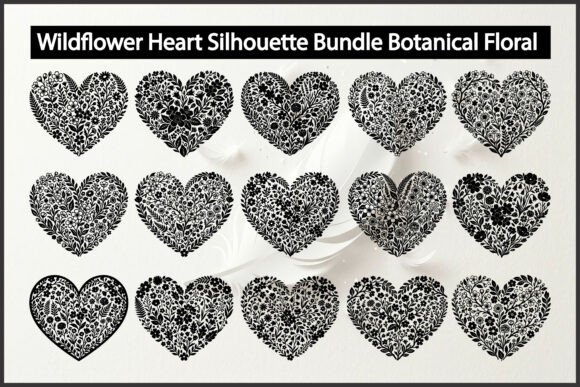 Download Wildflower Heart Botanical Floral - Floral Collection