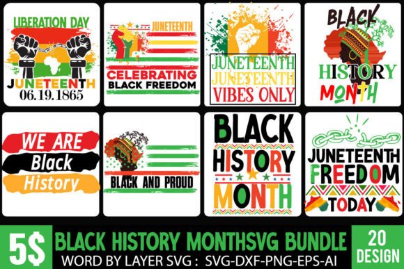 Download #Black History Month SVG Bundle - Bundle Collection