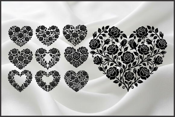 Download Rose Floral Heart Valentine Rose - Floral Collection